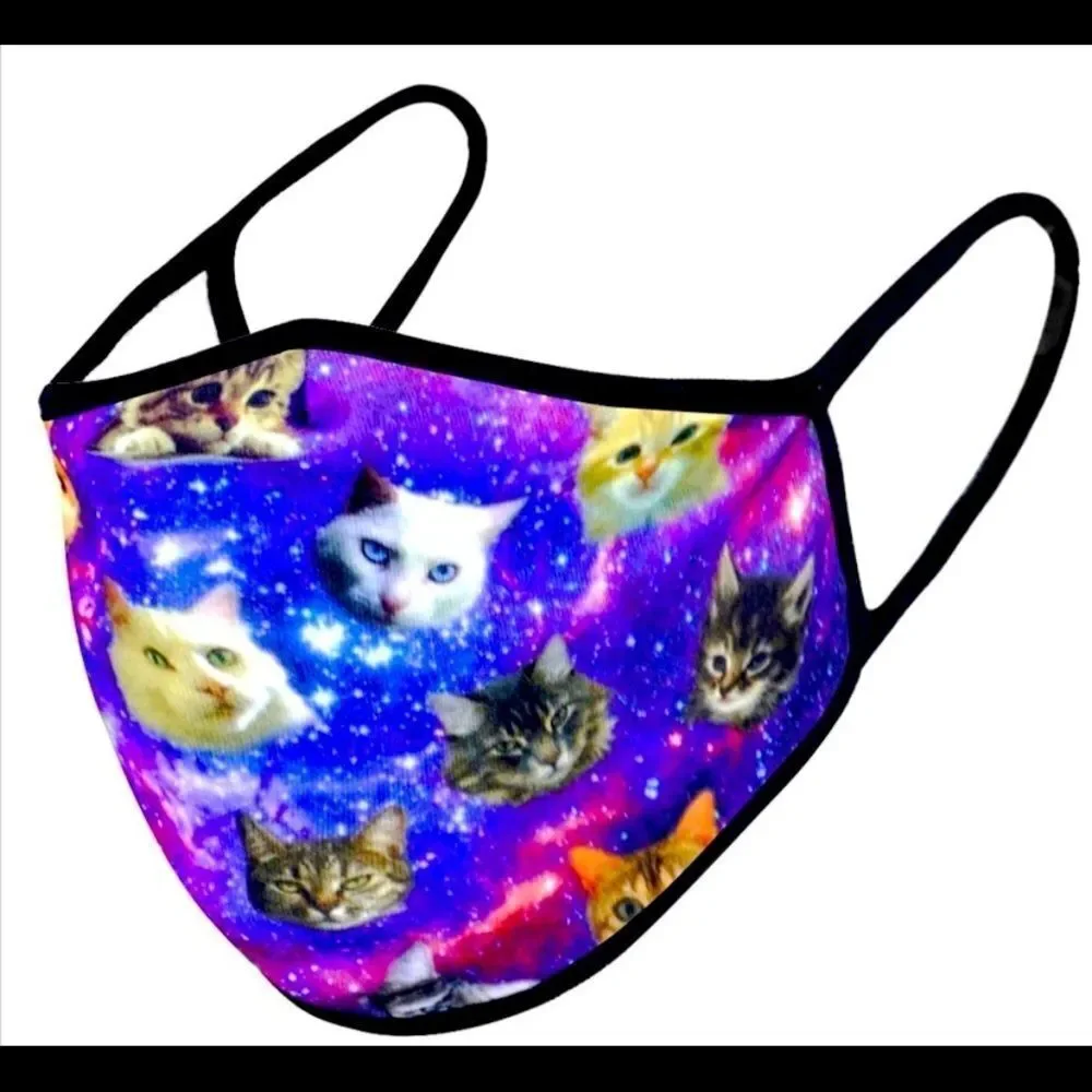 New!  Designer Kitty Reusable Face Mask